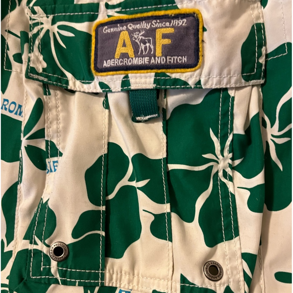 Vintage Tropical Abercrombie and Fitch L/XL Swimming Trunks